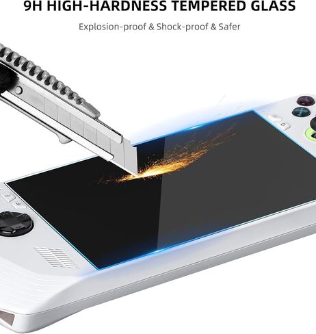 قطعتان من واقي الشاشة لجهاز ASUS ROG Ally مقاس 7 بوصة، زجاج مقسى، شفاف فائق الدقة، مضاد للخدش، مضاد لبصمات الأصابع in Kuwait