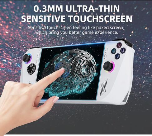 قطعتان من واقي الشاشة لجهاز ASUS ROG Ally مقاس 7 بوصة، زجاج مقسى، شفاف فائق الدقة، مضاد للخدش، مضاد لبصمات الأصابع in Kuwait