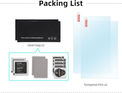 قطعتان من واقي الشاشة لجهاز ASUS ROG Ally مقاس 7 بوصة، زجاج مقسى، شفاف فائق الدقة، مضاد للخدش، مضاد لبصمات الأصابع in Kuwait