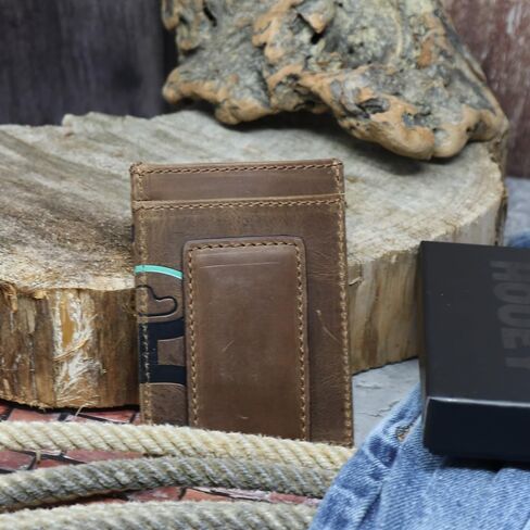 HOOEY Leather Men's Money Clip in Kuwait