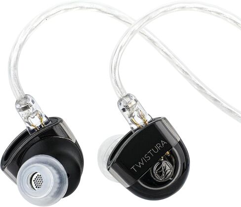 Linsoul TWISTURA D-Minor in Ear Monitor, 10mm Dual-Magnetic LCP Dynamic Driver Earphone IEM, Wired Earbuds with Replaceable Tuning Nozzle, Detachable Cable for Musician Audiophile (Without Mic) in Saudi Arabia