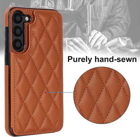 Asuwish Phone Case for Samsung Galaxy S23 Plus S23+ 5G Wallet Cover with Screen Protector and Leather RFID Card Holder Stand Cell Accessories S23plus 23S + S 23 23+ SM-S916U 6.6 inch Women Men White in Saudi Arabia