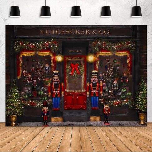 MEHOFOND Christmas Backdrop for Photography Christmas Toy Shop Kids Birthday Portrait Photo Background Winter Xmas Party Decorations Banner Photo Booth Props Vinyl 7x5ft in Saudi Arabia