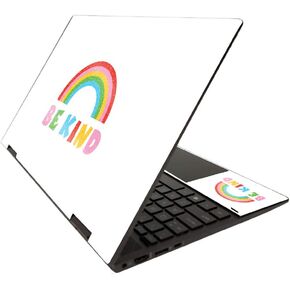 MightySkins Glossy Glitter Skin Compatible with HP Envy x360 15" (2020) - Be Kind | Protective, Durable High-Gloss Glitter Finish | Easy to Apply, Remove, and Change Styles | Made in The USA