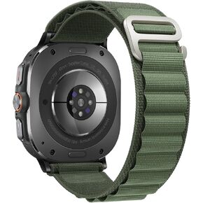 حزام Alpine Loop متوافق مع ساعة Samsung Galaxy Watch Ultra 47 مم (2024)، سوار معصم رياضي من النايلون قابل للتعديل متوافق مع ساعة Galaxy Ultra للنساء والرجال in Kuwait
