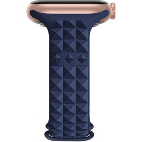 YAXIN Silicone Bands Compatible with Apple Watch 38mm 40mm 41mm 42mm 44mm 45mm 46mm 49mm for Women Men, Slim Thin Narrow Stereoscopic Strap for iWatch Ultra 2/Ultra/Series 10/SE/9/8/7/6/5/4/3/2/1 in Saudi Arabia