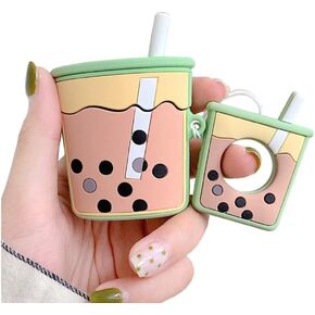 UnnFiko Super Cute Airpods Pro Case, 3D Cartoon Soft Silicone Protective Mini Bag Cute Creative Airpods Pro Charging Cover with Keychain (Chinese Cabbage, AirPods Pro)