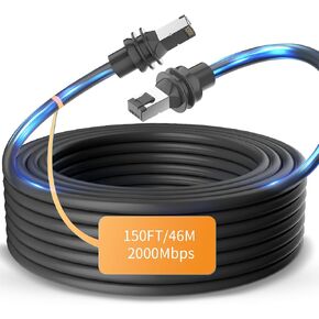 Cable for Starlink Gen 3-150FT/46M Replacement Ethernet Cable for Starlink Generation 3, High-Speed Data Transmission, Waterproof, Durable in Saudi Arabia