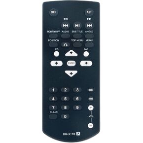 RM-X170 Replacement Remote Control Commander fit for Sony Media Receiver XAV-72BT XAV-AX8100 XAV-AX5000 XAV-AX5600 XAV-68BT XAV-AX210 XAV-AX3000 XAV-V10BT XAV-62BT XNV-660BT XNV-L77BT XAV-AX5500
