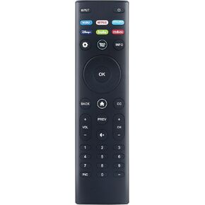 XRT140R Replace Remote fit for all Vizio Smart TV OLED55-H1 OLED65-H1 V655-H1 V435-H1 V555-H1 V655-H9 M50Q7-H1 V585-H11 D24h-J09 D24f-J09 D32h-J09 D32f-J04 D40f-J09 D43f-J04 P75Q9-H1 P65Q9-H1 P75QX-H1
