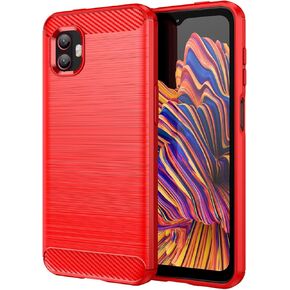Case Compatible with Samsung Galaxy Xcover6 Pro SM-G736, Shock-Absorption Flexible TPU Protective Cell Phone Cover (Black)