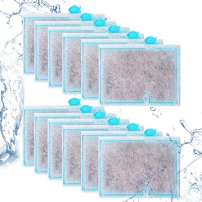 LUTER 12pcs Fish Filter Cartridge for, Fish Tank Filter Cartridge for Replacement Filter Cartridges Aquarium Filter Cartridge