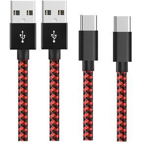 كابل شحن USB C بطول 10 أقدام لوحدة تحكم PS5، لسلسلة Xbox X، لسلسلة Xbox S، لوحدة تحكم Nintendo Switch، 3 قطع بديلة بطول 10 أقدام لسلك USB C من النايلون المضفر من النوع C مجموعة ملحقات المنافذ in Kuwait