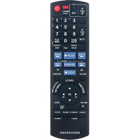 N2QAYB000359 Replace Remote Control fit for Panasonic DVD Home Theater Sound System SA-PT770 SC-PT770 SAPT670 SAPT673 SC-PT670 SC-PT673 Home Theater