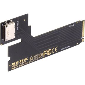 NFHK PCI-E 4.0 M.2 M-Key to Oculink SFF-8612 SFF-8611 Host Adapter for 2022 2023 ThinkBook 14+ External Graphics Card & SSD