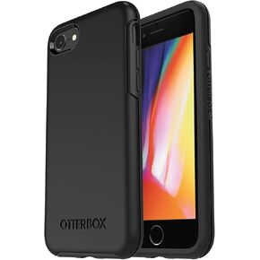 OtterBox Symmetry Series Slim Case for iPhone SE 3rd Gen (2022), iPhone SE 2nd (2020), iPhone 8 and iPhone 7 (NOT Plus) - Bulk Packaging - Black