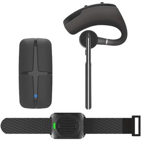 BPE-2 Two Way Radio Headset Earpiece with Finger PTT Compatible with Baofeng UV-5R BF-888S Compatible with Kenwood Quangsheng UV-K5 UV-K6 UV-5RPLUS Walkie-Talkie