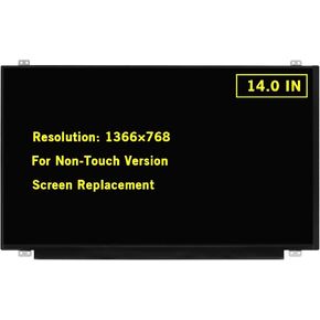 14.0" New Screen Replacement NT140WHM-N31 NT140WHM-N41 Panel 0C8WJ for HP 14-AX040WM 14-AX Series HD 1366X768 30pin LED LCD Display Screen Panel