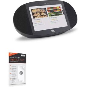 واقي شاشة BoxWave متوافق مع JBL Link View - ClearTouch مضاد للتوهج (عبوتان)، غلاف غشاء غير لامع مضاد لبصمات الأصابع لعرض JBL Link