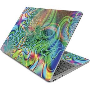 MightySkins Skin Compatible with Surface Laptop Go (2020) - Psychedelic | Protective, Durable, and Unique Vinyl Decal wrap Cover | Easy to Apply, Remove, and Change Styles | Made in The USA