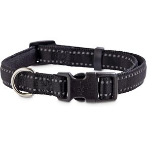 Youly Reflective Dog Collar Black Medium