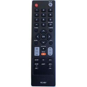 RC-057 Remote Control Replaced for COBY TV TFTV1925 LEDTV1926 TFTV2225 LEDTV1935 LEDTV2326 LEDTV3226 LEDTV5536 LEDVD1596 TFTV2425 TFTV4028 TFTV3229