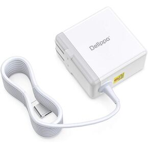 Delippo 85W 20V-4.25A T-Tip Power Adapter Charger for MacBook Pro Charger 13 15 17 inch A1502 A1465 A1425 A1435 A1466 A1398 A1424 After Mid 2012 with 6ft Long Cable