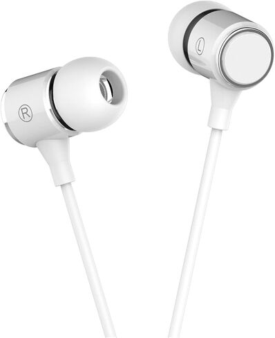 Long Cord Earplug Headphones Without Mic for Tv Watching,Wired Ear Buds Earbuds with Microphone,Noise Cancelling Music Headphones for Work,Deep Bass 3.5mm Earbuds for Compute,in Ear Monitors (6.5FT) in Saudi Arabia