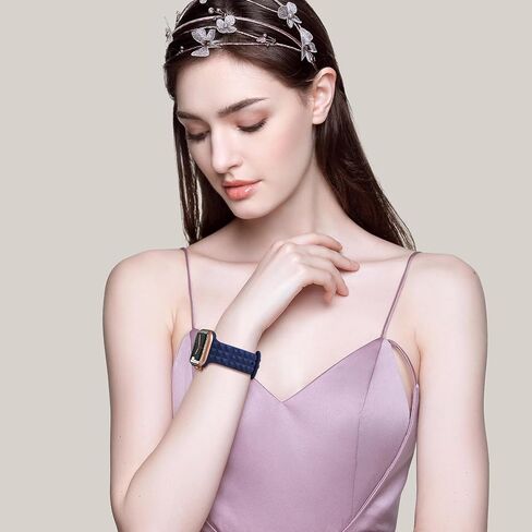 YAXIN Silicone Bands Compatible with Apple Watch 38mm 40mm 41mm 42mm 44mm 45mm 46mm 49mm for Women Men, Slim Thin Narrow Stereoscopic Strap for iWatch Ultra 2/Ultra/Series 10/SE/9/8/7/6/5/4/3/2/1 in Kuwait