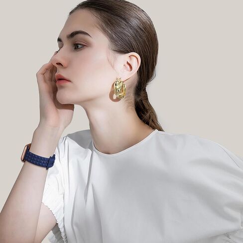 YAXIN Silicone Bands Compatible with Apple Watch 38mm 40mm 41mm 42mm 44mm 45mm 46mm 49mm for Women Men, Slim Thin Narrow Stereoscopic Strap for iWatch Ultra 2/Ultra/Series 10/SE/9/8/7/6/5/4/3/2/1 in Kuwait