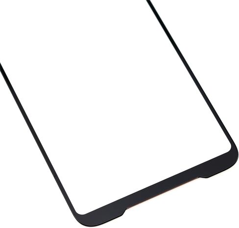 قطعة إصلاح الشاشة الزجاجية الأمامية لهاتف Asus ROG Phone II ZS660KL I001DA I001DE مع مجموعة أدوات باللون الأسود 6.59 بوصة in Kuwait