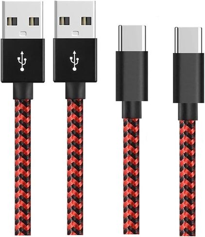 كابل شحن USB C بطول 10 أقدام لوحدة تحكم PS5، لسلسلة Xbox X، لسلسلة Xbox S، لوحدة تحكم Nintendo Switch، 3 قطع بديلة بطول 10 أقدام لسلك USB C من النايلون المضفر من النوع C مجموعة ملحقات المنافذ in Kuwait