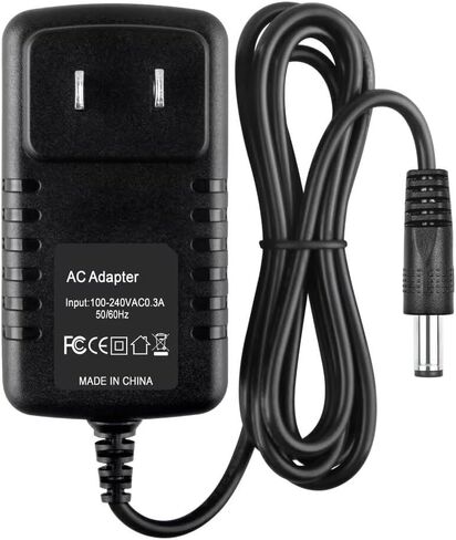 AC-DC Adapter Charger for Dymo Letratag Label Maker Printer 9V 2A Power Supply, Black in Saudi Arabia