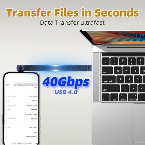 كابل مسطح USB C قصير 240 وات من RIIEYOCA، كابل مسطح USB C بزاوية 40 جيجابت في الثانية بزاوية 90 درجة إلى USB C FPC، يدعم إخراج فيديو UHD 8K@60 هرتز، كابل مرن مسطح للهواتف والأجهزة اللوحية، إلخ (14 سم) in Kuwait