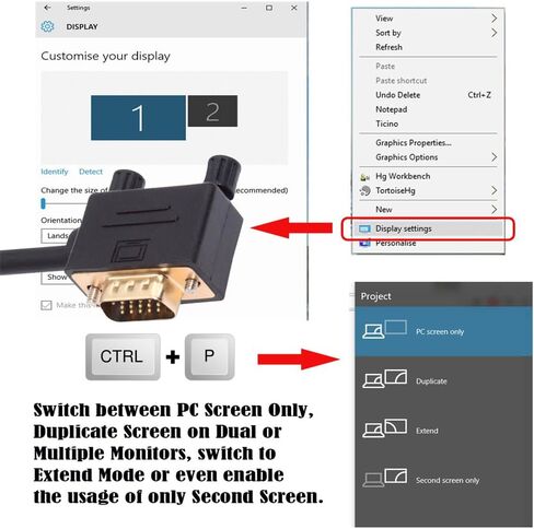 NFHK 90 Degree Left Angled VGA RGB Male to Straight Male Extension Cable 3COAX+6C for Monitor Projector Computer in Saudi Arabia