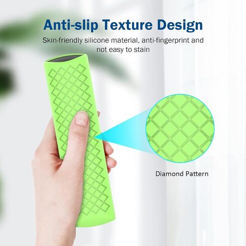 LEFXMOPHY Cover for Universal Toshiba and Insignia Smart TVs with 6 Shortcut Buttons Remote, Blue Silicone Protective Protector Glow in Dark in Kuwait