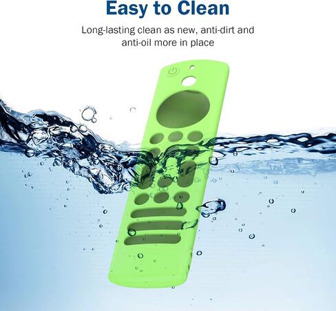 LEFXMOPHY Cover for Universal Toshiba and Insignia Smart TVs with 6 Shortcut Buttons Remote, Blue Silicone Protective Protector Glow in Dark in Kuwait