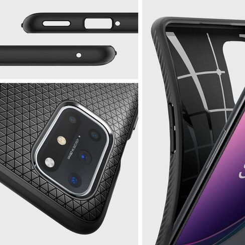 Spigen Liquid Air Designed for Oneplus 8T Case (2020) - Matte Black in Saudi Arabia