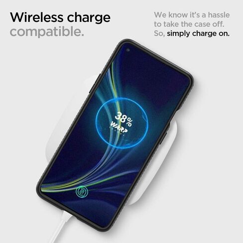 Spigen Liquid Air Designed for Oneplus 8T Case (2020) - Matte Black in Saudi Arabia