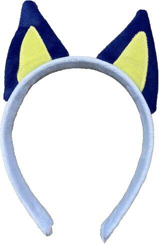 JANEMO Dog Ears Headband，Halloween Headbands for Kid,Dog Ears for Dog Costumes,Halloween Accessories for Children Adult,Gifts (YELLOW) in Saudi Arabia