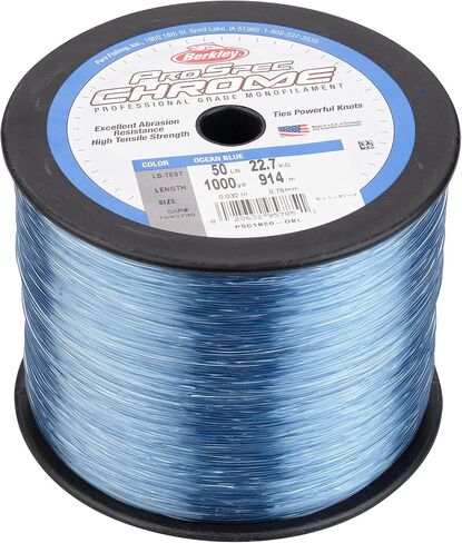 Berkley Pro-Spec Chrome Monofilament Fishing Line, 2000yd | 1828m, Clear in Saudi Arabia