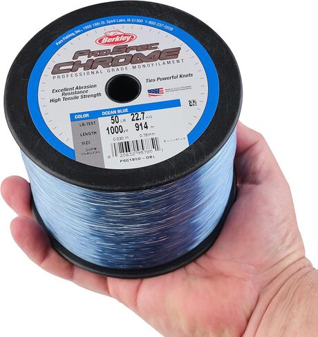 Berkley Pro-Spec Chrome Monofilament Fishing Line, 2000yd | 1828m, Clear in Saudi Arabia