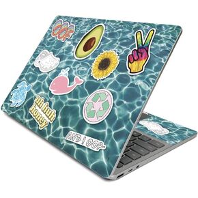 MightySkins Skin Compatible with Surface Laptop Go (2020) - VSCO Girl | Protective, Durable, and Unique Vinyl Decal wrap Cover | Easy to Apply, Remove, and Change Styles | Made in The USA