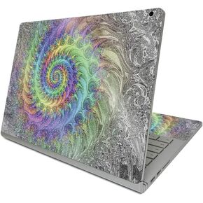 MightySkins Glossy Glitter Skin Compatible with Surface Book 3 13.5" (2020) - Tripping | Protective, Durable High-Gloss Glitter Finish | Easy to Apply, Remove, and Change Styles | Made in The USA