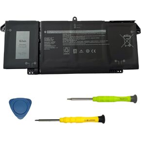 6GTPY Laptop Battery 97Wh Replacement for Dell XPS 15 9550 9560 9570 7590 Precision 5510 5520 5530 M5510 M5520 Inspiron 15 7500 7501 7590 7591 Vostro 7500 7590 5XJ28 GPM03 5D91C 5041C 11.4V