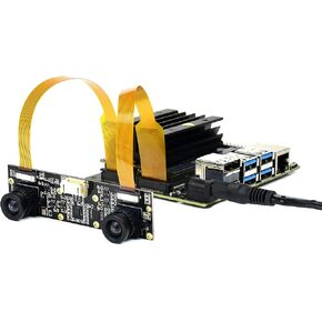 Waveshare Binocular Camera Module, Compatible with Raspberry Pi 5, Dual IMX219, 8 Megapixels, Stereo Vision, Depth Vision in Saudi Arabia
