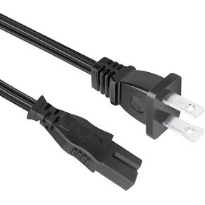 8.2ft Power Cord Replacement for Baby-Lock BLCC (Crafter's Choice), BLDC, BLN (Esante), BLQ2, BLQC, BLQP (Quilter's Choice Pro) Sewing Machine 2 Prong Polarized Power Cord Ac Cable