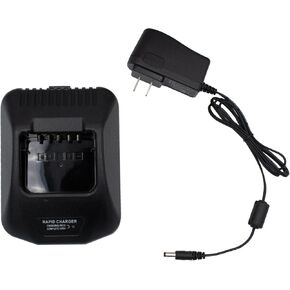 KSC-25 Rapid Rate Single Unit Charger Compatible with Kenwood TK-3160 TK-3170 KNB-57L KNB-55L KNB-35L KNB-24L KNB-26N Fits NX-220 NX-320TK-2140 TK-2160 TK-2168 TK-2170 Two-Way Radio