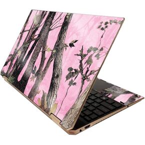 MightySkins Glossy Glitter Skin for HP Spectre x360 15" (2020) - Black Camo | Protective, Durable High-Gloss Glitter Finish | Easy to Apply, Remove, and Change Styles | Made in The USA