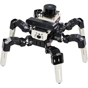 Yahboom Jetson Nano Robotic 18DOF Hexapod Kit DIY Programming Robot for Voice Recognition Depth Camera 3D Mapping Navigation (Ultimate Ver Without Nano)